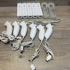 Nintendo Wii Accessories Lot - 13 Pieces Untested Sold As Is