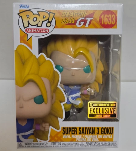SUPER SAIYAN 3 GOKU - Dragon Ball GT Funko POP! Animation #1633 NEW / MINOR WEAR