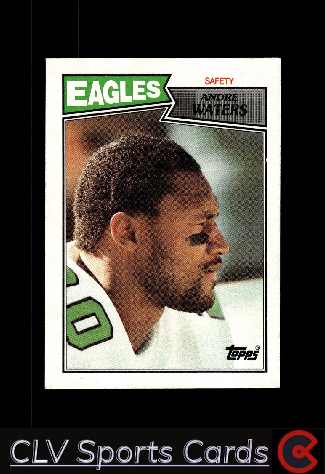 Philadelphia Eagles Andre Waters #305c Topps Football Near Mint or Better Rookie