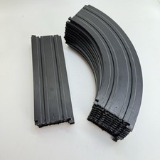 19 Pieces 1971 AURORA AFX 2519 13-9" Radius Curves 2517 6- 9" Straights