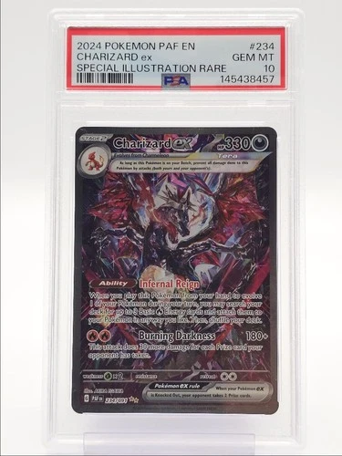 CHARIZARD EX 2024 POKEMON PALDEAN SPECIAL ILLUSTRATION RARE 234 PSA 10 Q0878