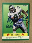 REGGIE WHITE EAGLES AUTOGRAPHED SIGNED 1991 FLEER CARD #397 PACKERS PANTHERS HOF