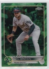 2022 Topps Chrome Update Sapphire Green 50/75 Seth Brown #US166 0s9t