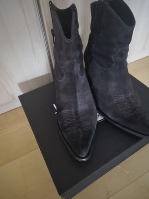 Damen Stiefeletten, NAVYBOOT,  grau,  Wildleder,  Gr.39,  GUTE ZUSTAND