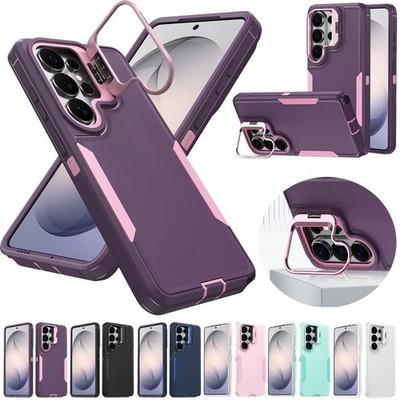 For Samsung S26 S25 S24 Ultra Plus FE A57 A37 A56 A36 Case Lens Stand Back Cover