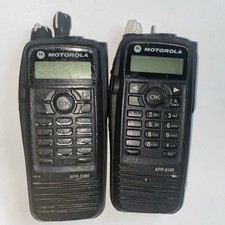 2X Motorola XPR 6580 UHF 800/900 MHz Radio AAH55UCH9LB1AN Radio Only Working