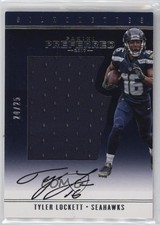 2017 Panini Preferred Silhouettes 24/25 Tyler Lockett #2 Auto 3b8