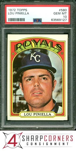 1972 Topps #580 Lou Piniella Royals PSA 10