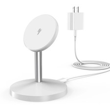 Magnetic Wireless Mag Safe Charger iPhone Stand Magnet Wireless iPhone Charger.