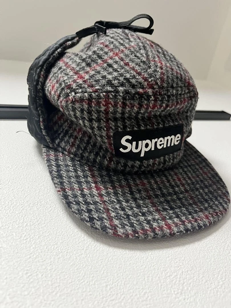 Casquette Supreme Woolrich Trail laine/tweed collab S/M