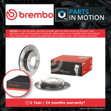 2x Brake Discs Pair Solid fits HYUNDAI VELOSTER FS 1.6 Rear 11 to 17 262mm Set