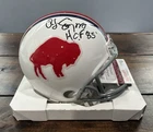 OJ Simpson Buffalo Bills Signed Riddell Mini Helmet Auto Autograph JSA WITNESSED
