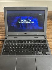 Dell Chromebook 11 3180 11.6" Intel Celeron 4GB 16GB eMMC Chrome OS Black Laptop