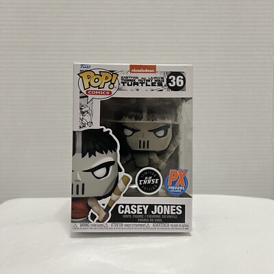 Casey Jones Chase Funko Pop TMNT 36 PX Previews Teenage Mutant Ninja Turtles