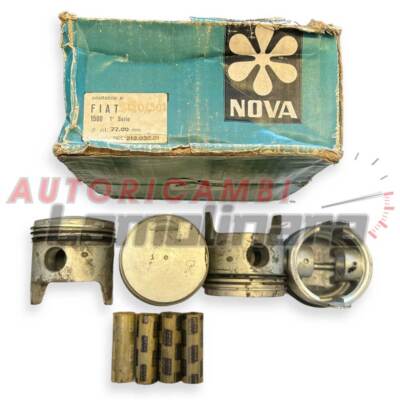 Fiat 1500 First Series 77 77.00mm Piston Series + Bands NEW Piston