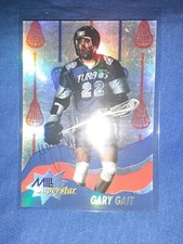 1992 STX Nastasi Gary Gait Foil RC Rookie NLL Lacrosse Philadelphia Wings AUTO