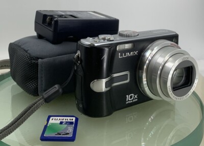 Panasonic LUMIX DMC -TZ3 CAMERA BLACK +CHARGER+