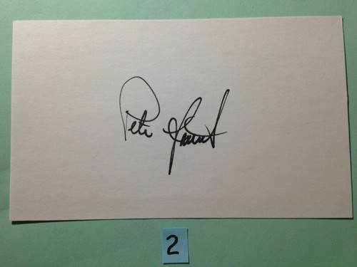 3x5 Autographed Index Cards - MLB Players/Coaches - You Pick - Picture 195 of 253