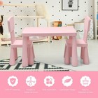 Kids Table and Chairs Play Set Activity Furniture Outdoor Toddler Child ...