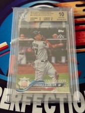 Giancarlo Stanton 2018 Topps Transcendent VIP BGS 10 1/1 #64