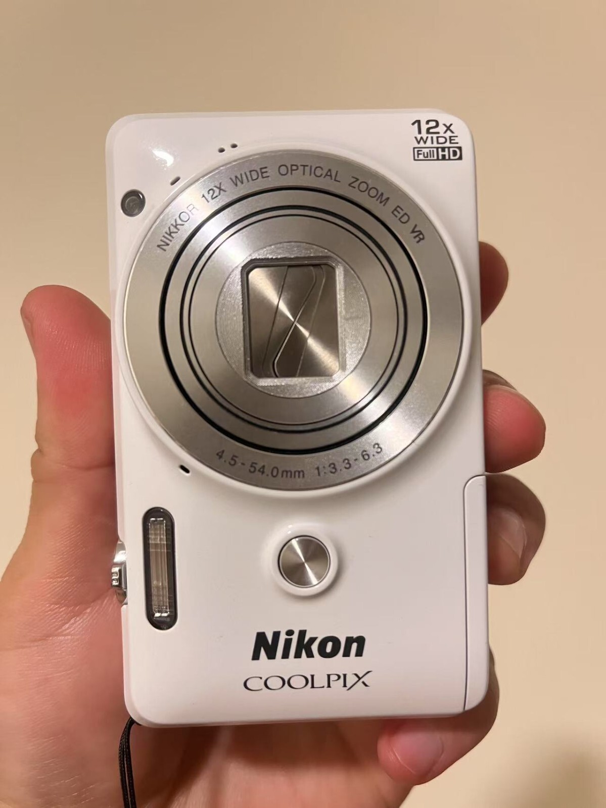 Nikon Coolpix S6900 Digital Camera Natural White Camera English