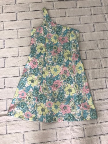 Onzie 50’s Inspired Floral Paisley One Shoulder Dress Attach Shorts Yoga NWOT XS - Picture 2 of 5