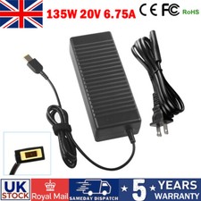 Image of NEW FOR Lenovo Thinkpad 135W Slim Tip Charger AC Adapter 4X20E50562 - UK PLUG