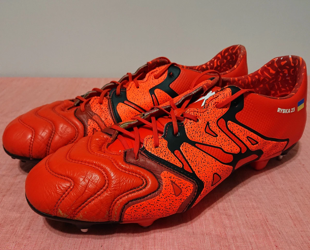 Match Worn ADIDAS X 15.1 SG Ukraine Rybka Mens Soccer Cleats