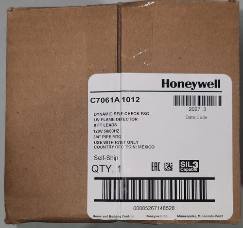 Detector de llama UV 1 pieza C7061A 1012 NUEVO Honeywell C7061A1012 EE. UU. impuestos libres vip - Imagen 1 de 2
