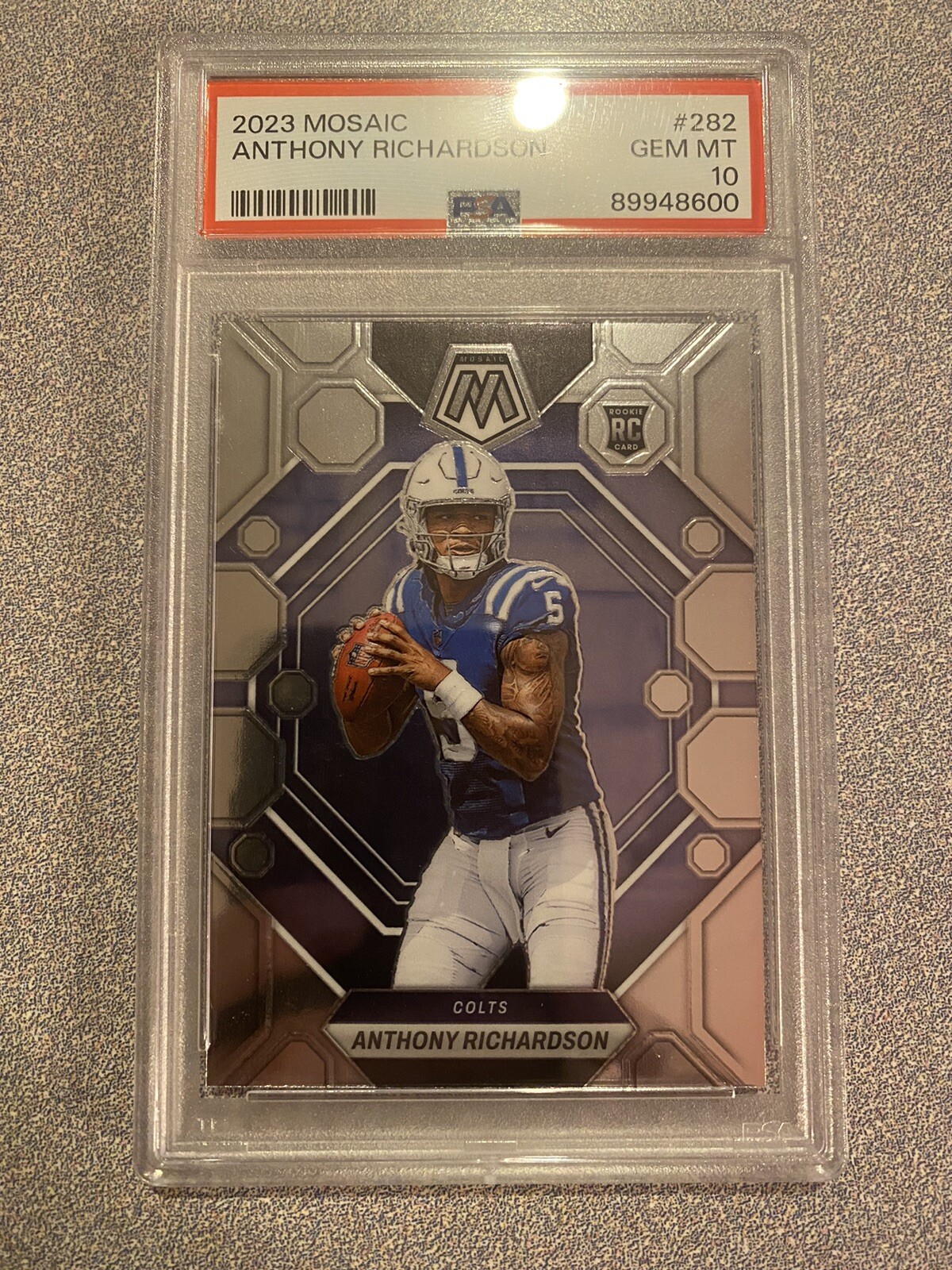 Anthony Richardson Panini Mosaic #282 Base
