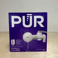 PUR Faucet Filtration System White Reduces 72 Contaminants Substances