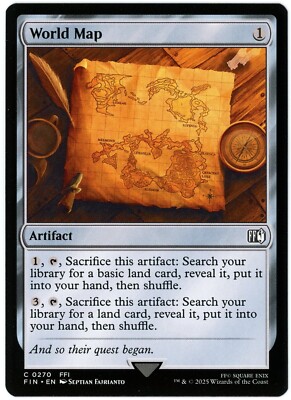 World Map - 0270 - Final Fantasy - MTG - NM/M