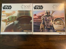 2x Disney Star Wars 500pc Puzzles -The Mandalorian-The Child This Is The Way