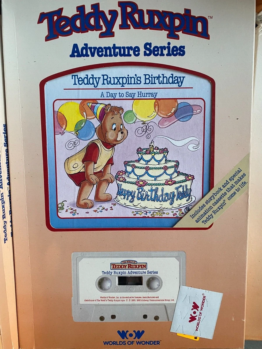 Teddy sale ruxpin birthday