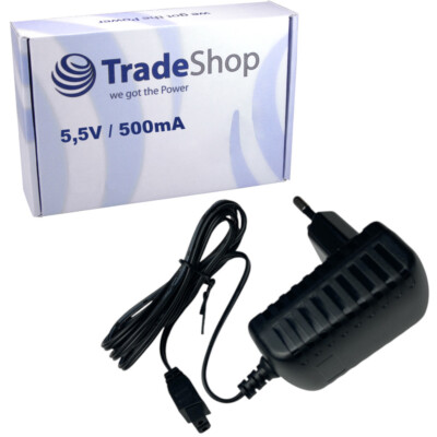 5,5V 0,5A Netzteil Ladegerät Trafo Ersatz für Gardena 09850-00.610.00 9850 9851