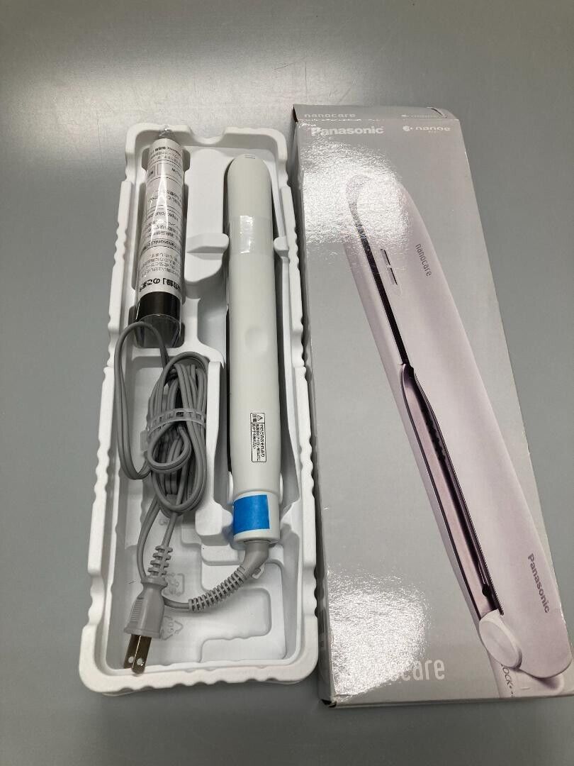 人気を誇る EH-HS9J-W care nano Iron straight Panasonic white Mint Near ヘアアイロン