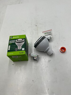 (QTY 9) Greenlite Shower Head Water Saving Bathroom Kitchen Aerator White