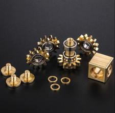 New Brass Gear Linkage Hand Spinner Top Finger Toy EDC Bearing Gyro Gift