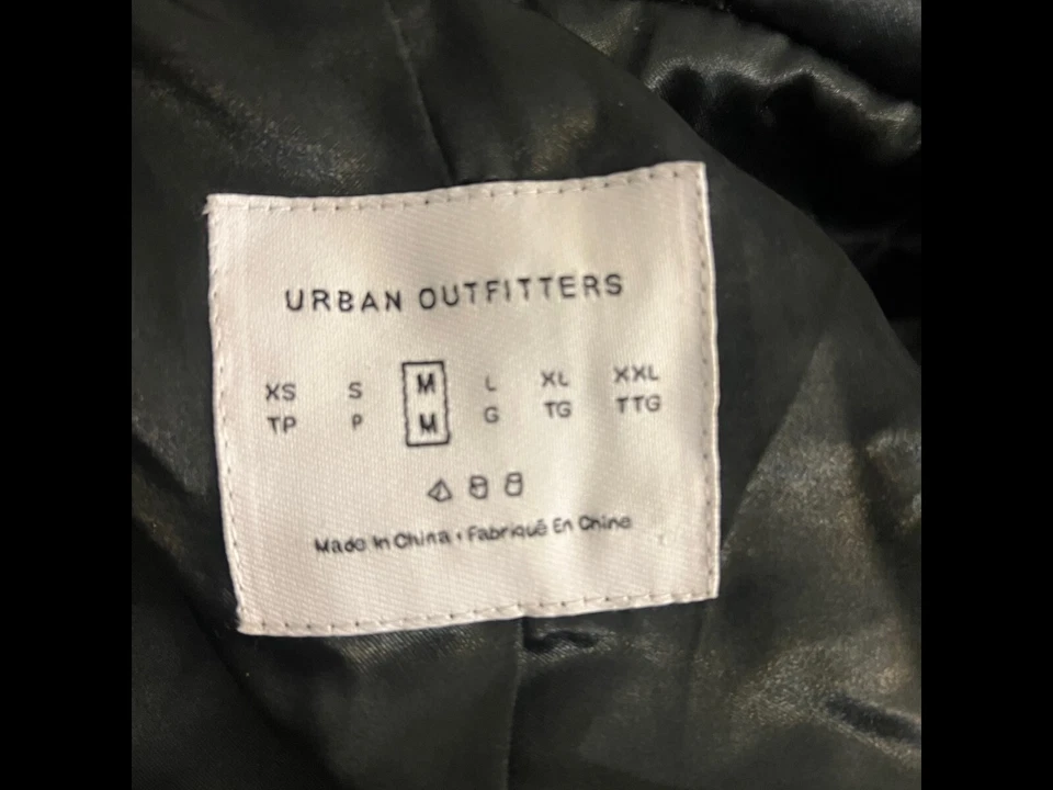 Top coat/casaco de carro/parka Urban Outfitters cinza lã, médio, com capuz - Imagem 3 de 3