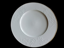 KPM Berlin Speiseteller 27 cm  Feldblume mit Goldrand  Blumen Insekten