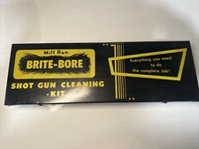 Vintage Mill Run Brite-Bore Cleaning Kit Shot Gun Metal Box Grease & Solvent