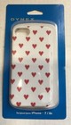NEW Dynex Apple iPhone 8 7 6 6S SE Red/White Hearts Soft Shell Phone Case