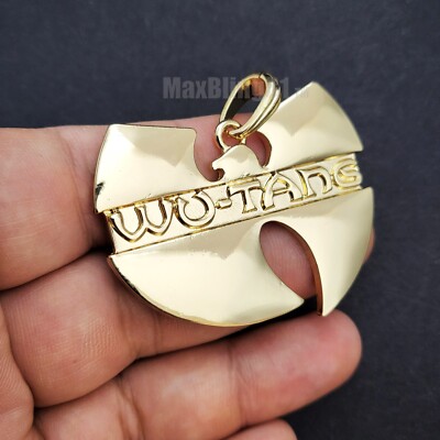 WU TANG HIP HOP RAPPER STYLE GOLD PLATED FASHION BLING CHARM