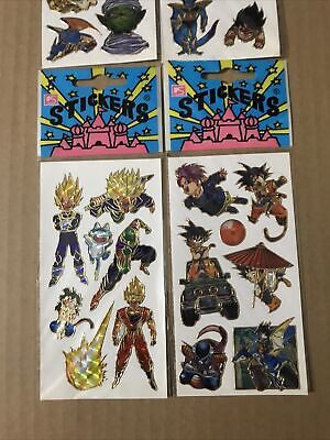 Rare Dragon Ball Z Sticker Pagevintage Stickersdragon Ball Z 