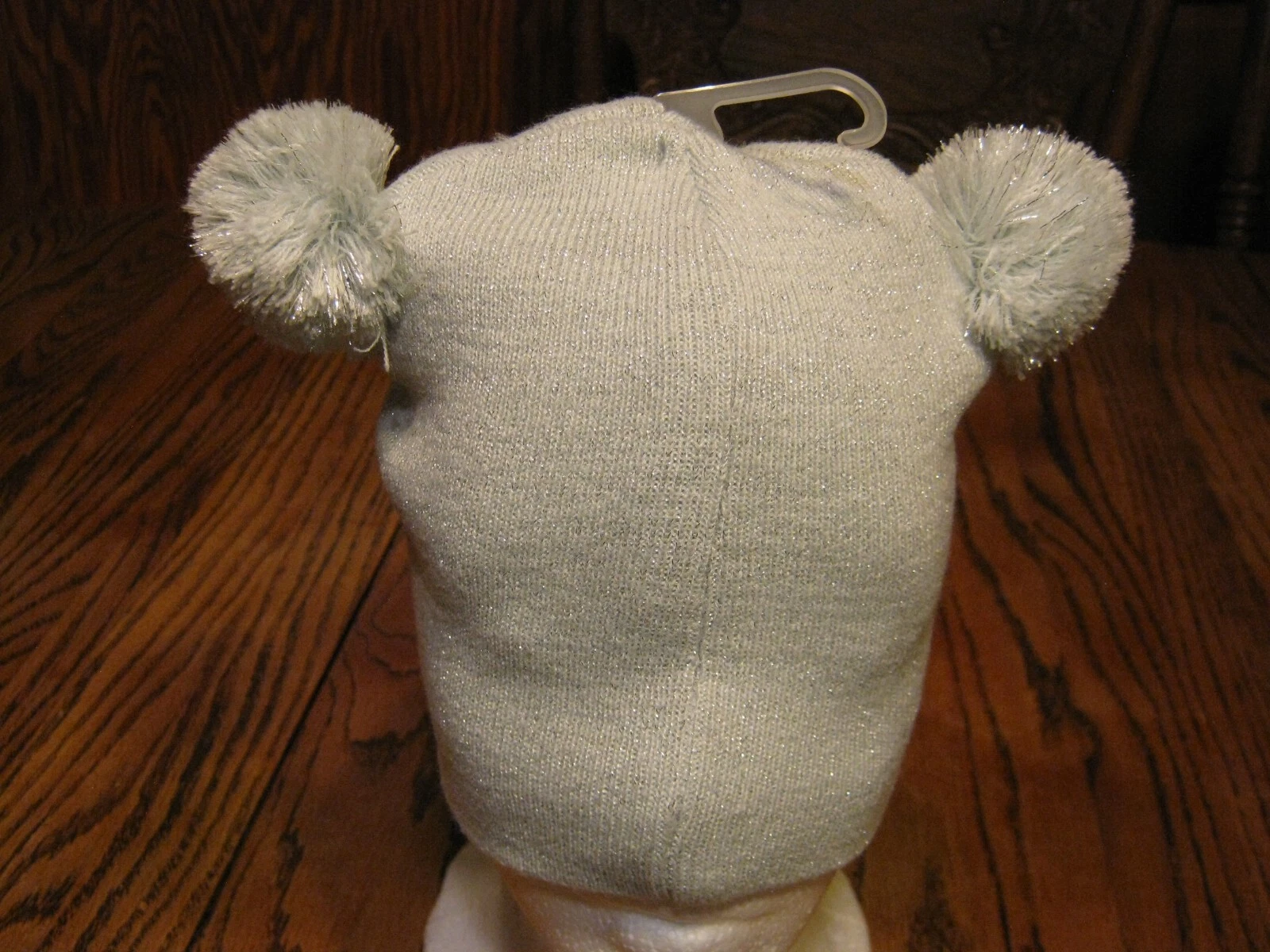 Gee Jay Baby Hat Winter Cute 2Pom Pom Ears Knit Beanie Hat 4-6 net 4 months