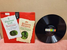 VTG Charles Dickens Classics "Christmas Carol" & "Mr Pickwicks Christmas" Vinyl