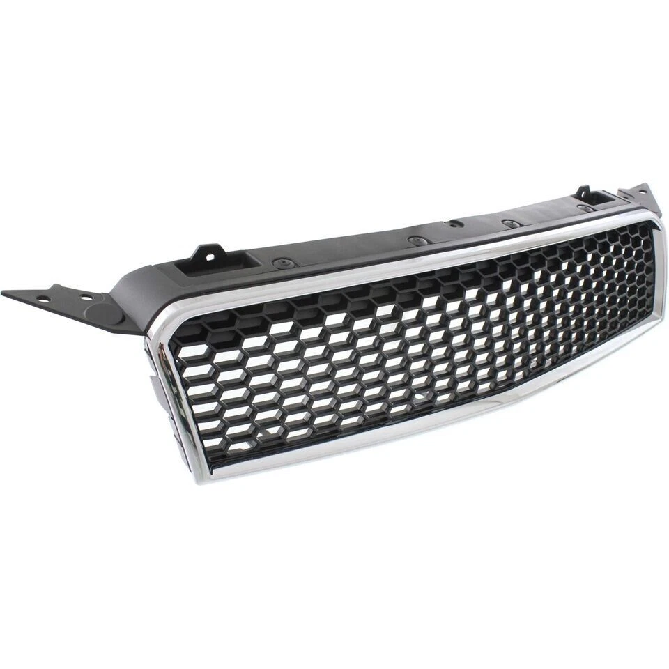 For 2009-2011 Chevrolet Aveo5 Grille Chrome Shell With Textured Black - Image 4 of 4