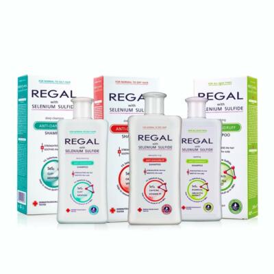 Regal Anti Schuppen Selendisulfid Shampoo 1% gegen juckende Kopfhaut Pflege