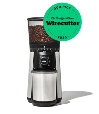 OXO Brew Conical Burr Coffee Grinder   15 Grind Settings, Stainless Steel