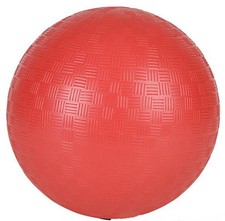 2 NEW KICKBALL DODGE BALLS SOCCER RED 9" PVC PLAYGROUND RECREATION PARTY BALL